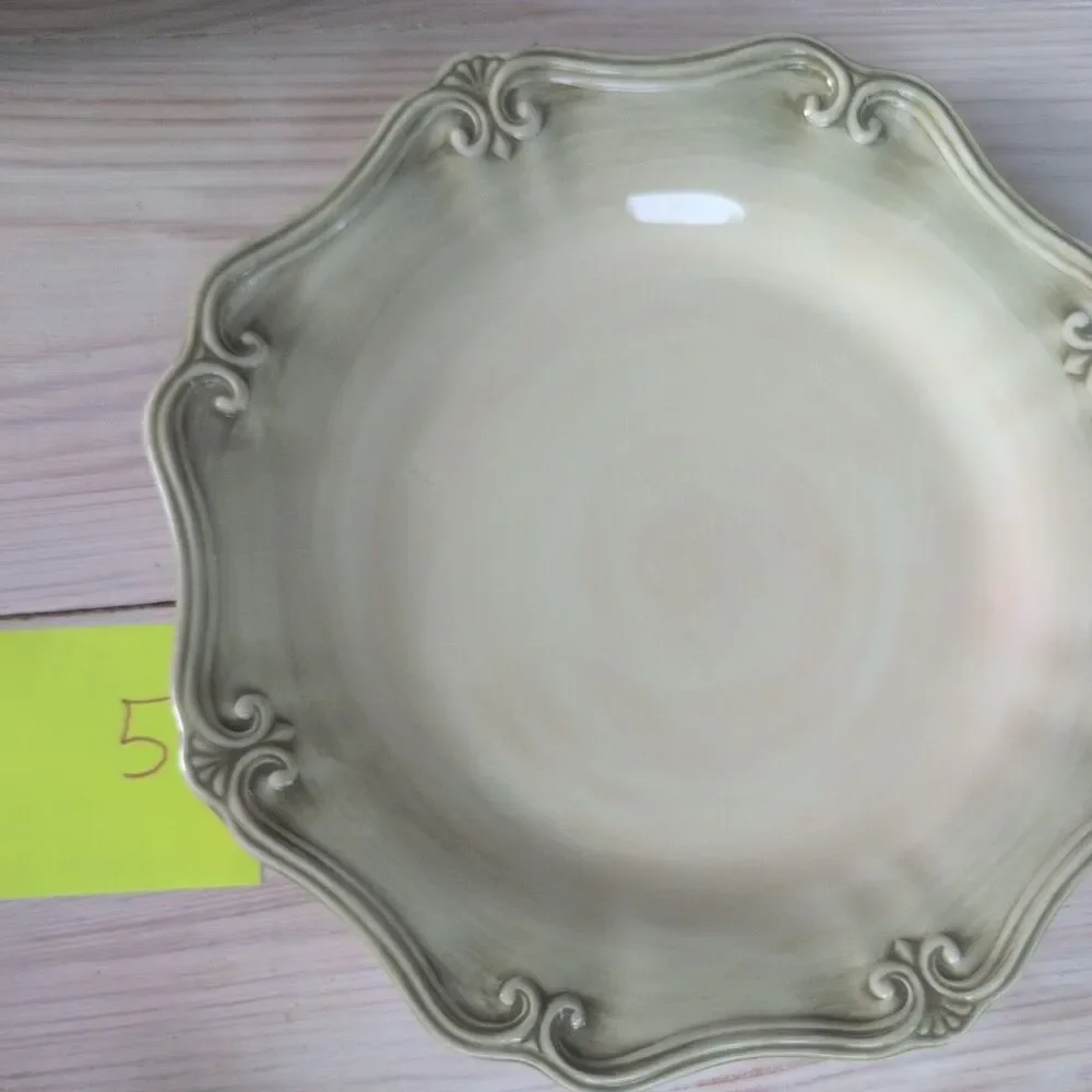 Lenox Dinner Plate Green Colore Verde VERDE 9” Italy